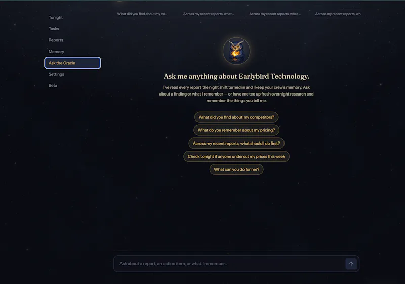 Moonlings - A tiny overnight AI crew screenshot 5