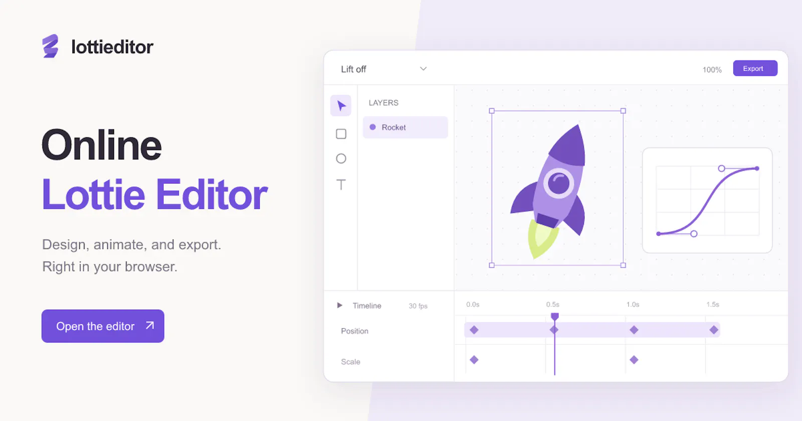 Lottieditor screenshot 1