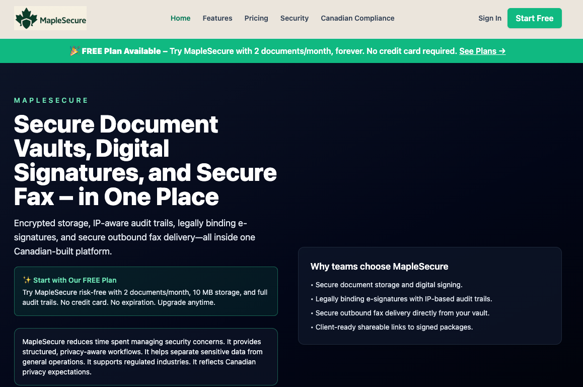 MapleSecure gallery image