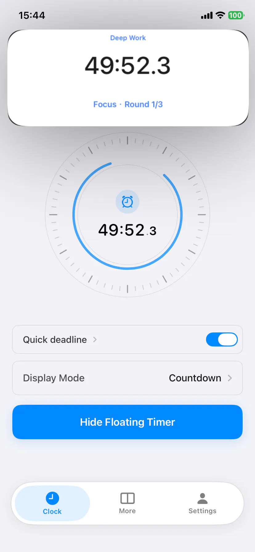 Float Clock gallery image