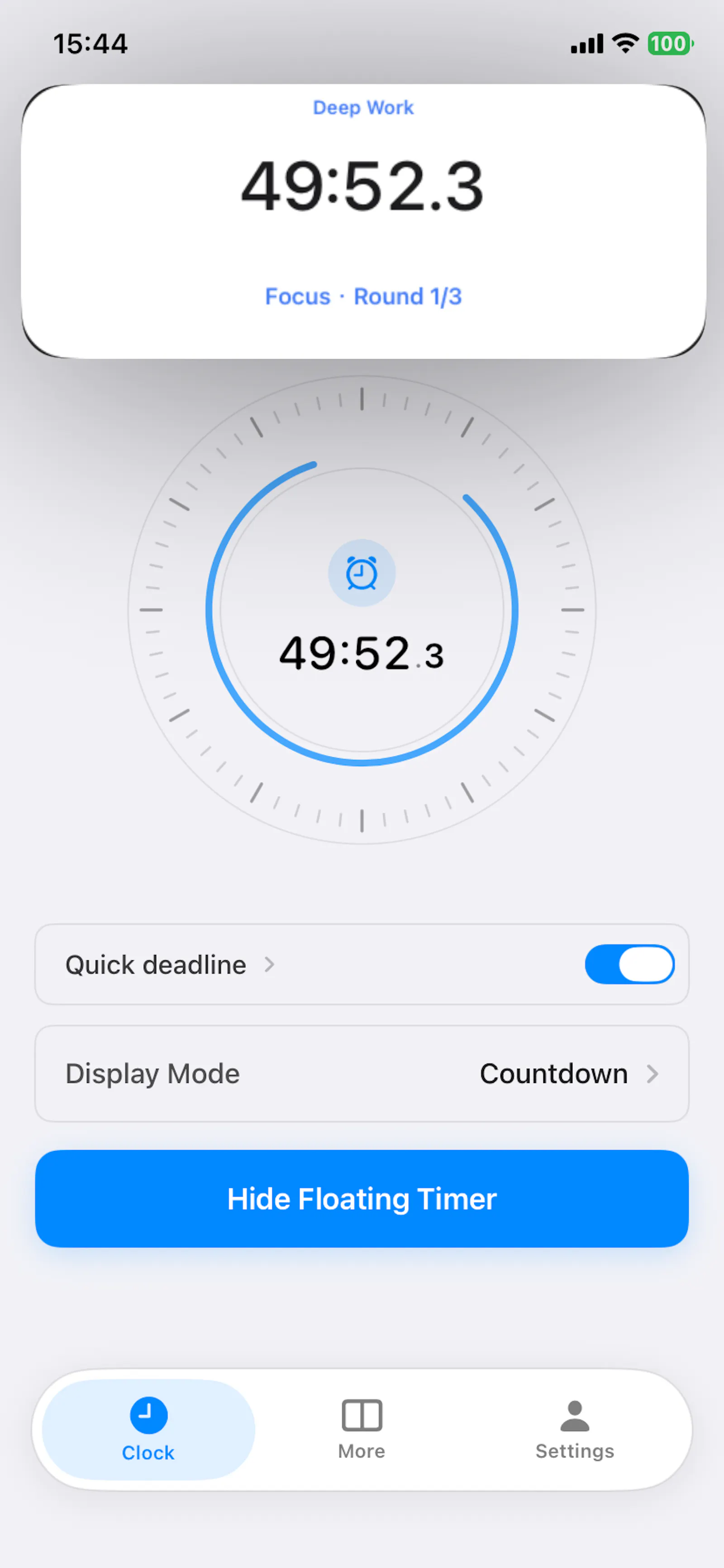 Float Clock screenshot 3