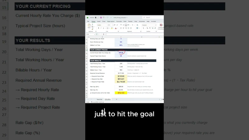 Profit & Pricing Calculator screenshot 1 (video preview)