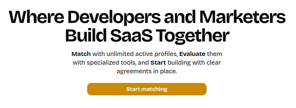 Media Devarket - Ini Tinder, tetapi untuk SaaS 1
