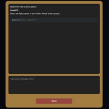 Pay Per Use ChatGPT Chat Window gallery image