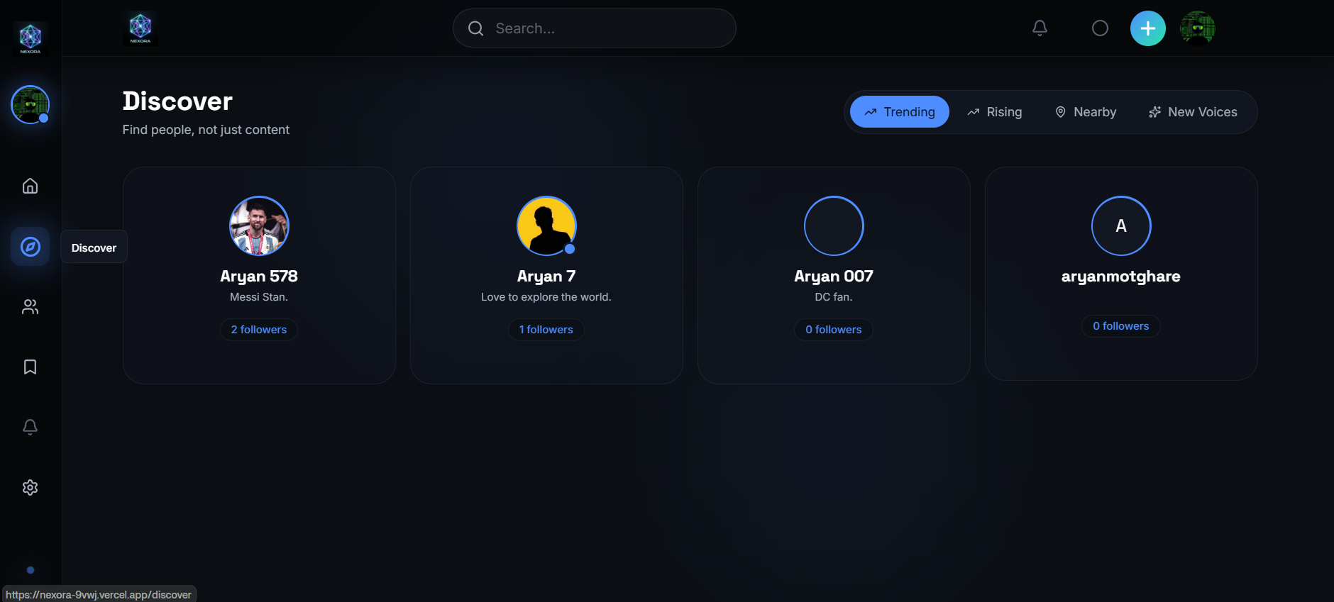 Nexora - Screenshot 2 showing product features and functionality