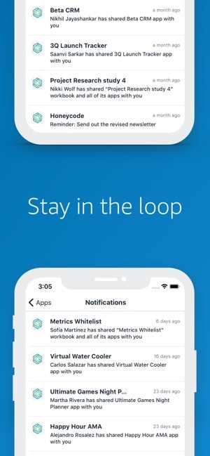 Amazon Honeycode gallery image