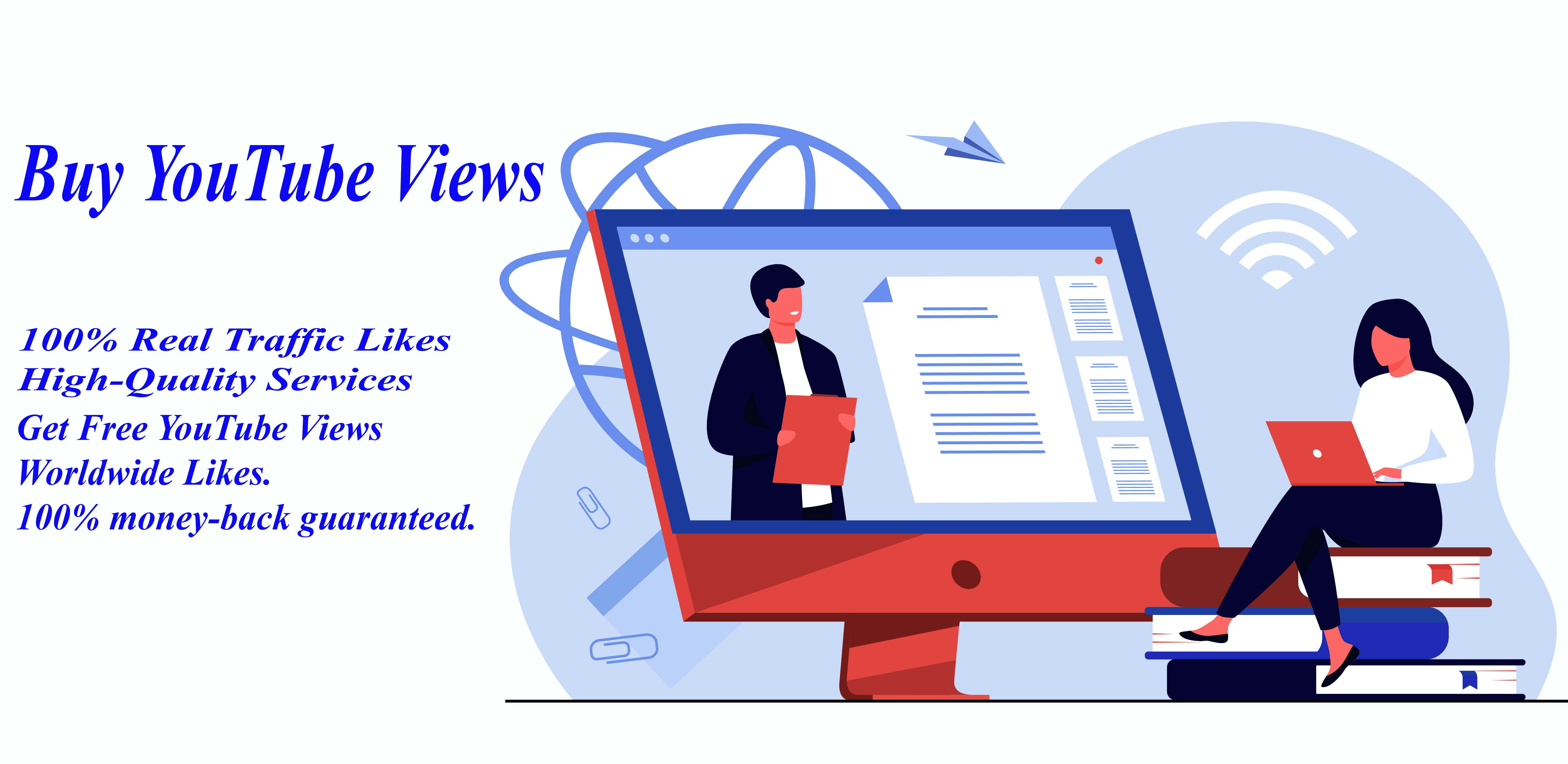 Buy YouTube Views, Likes & Subscribers