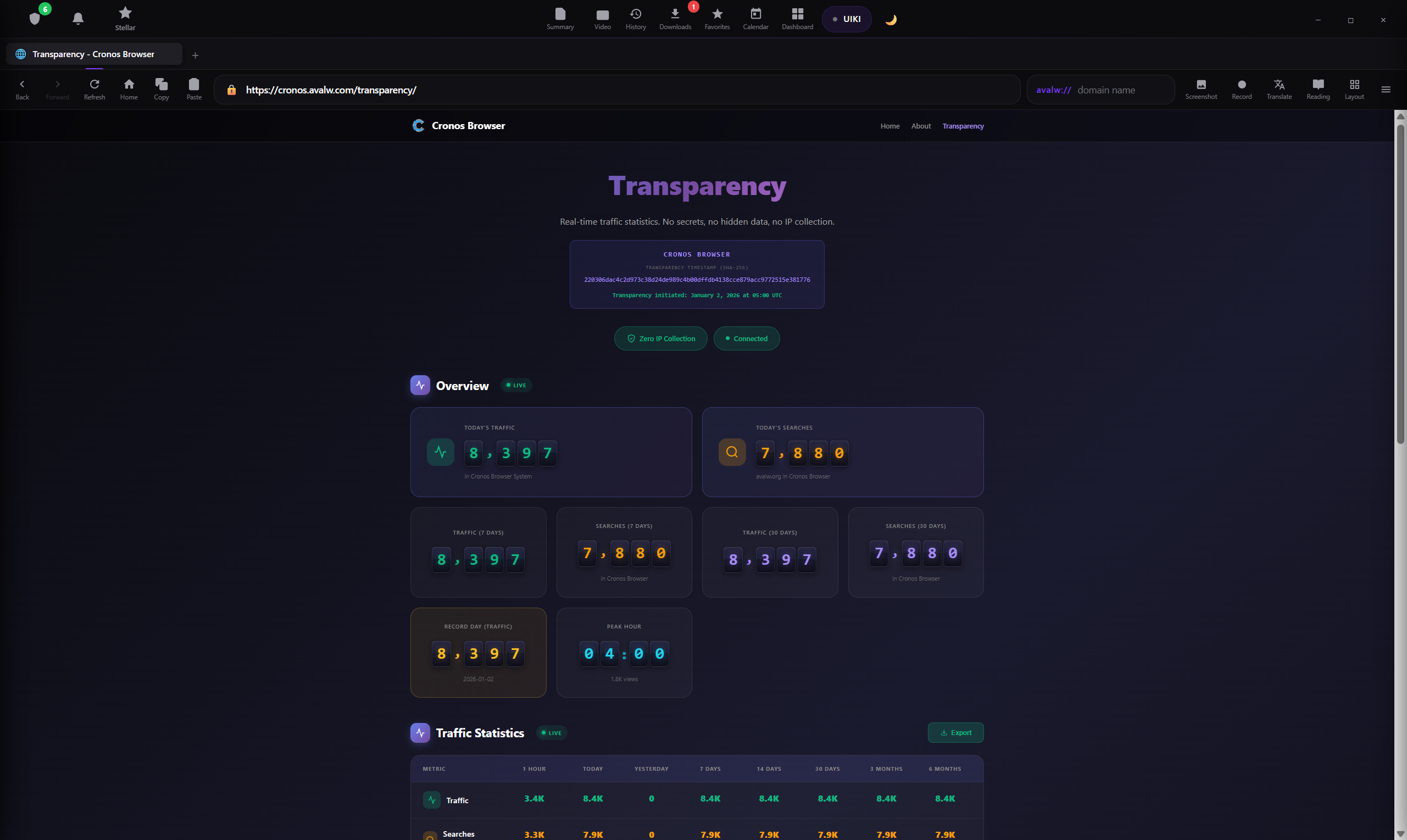 Cronos Browser gallery image