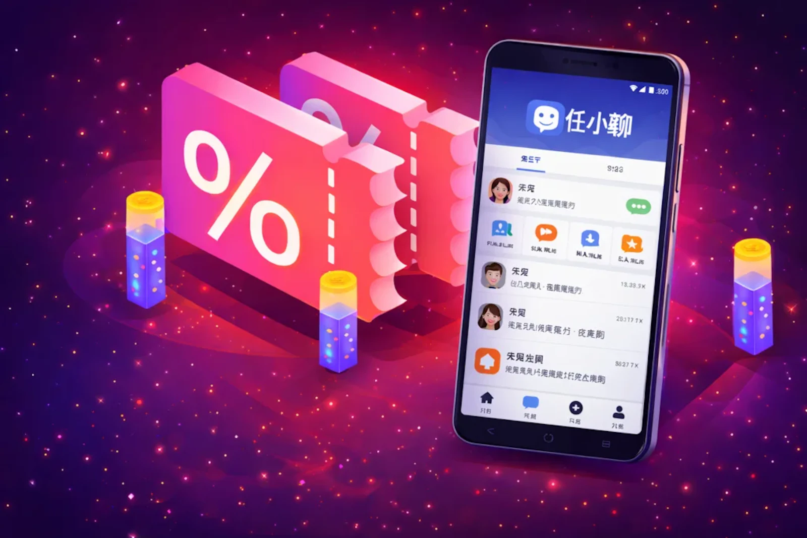 任小聊下载 - 轻量级安全即时通讯工具（2026最新版）   screenshot 2