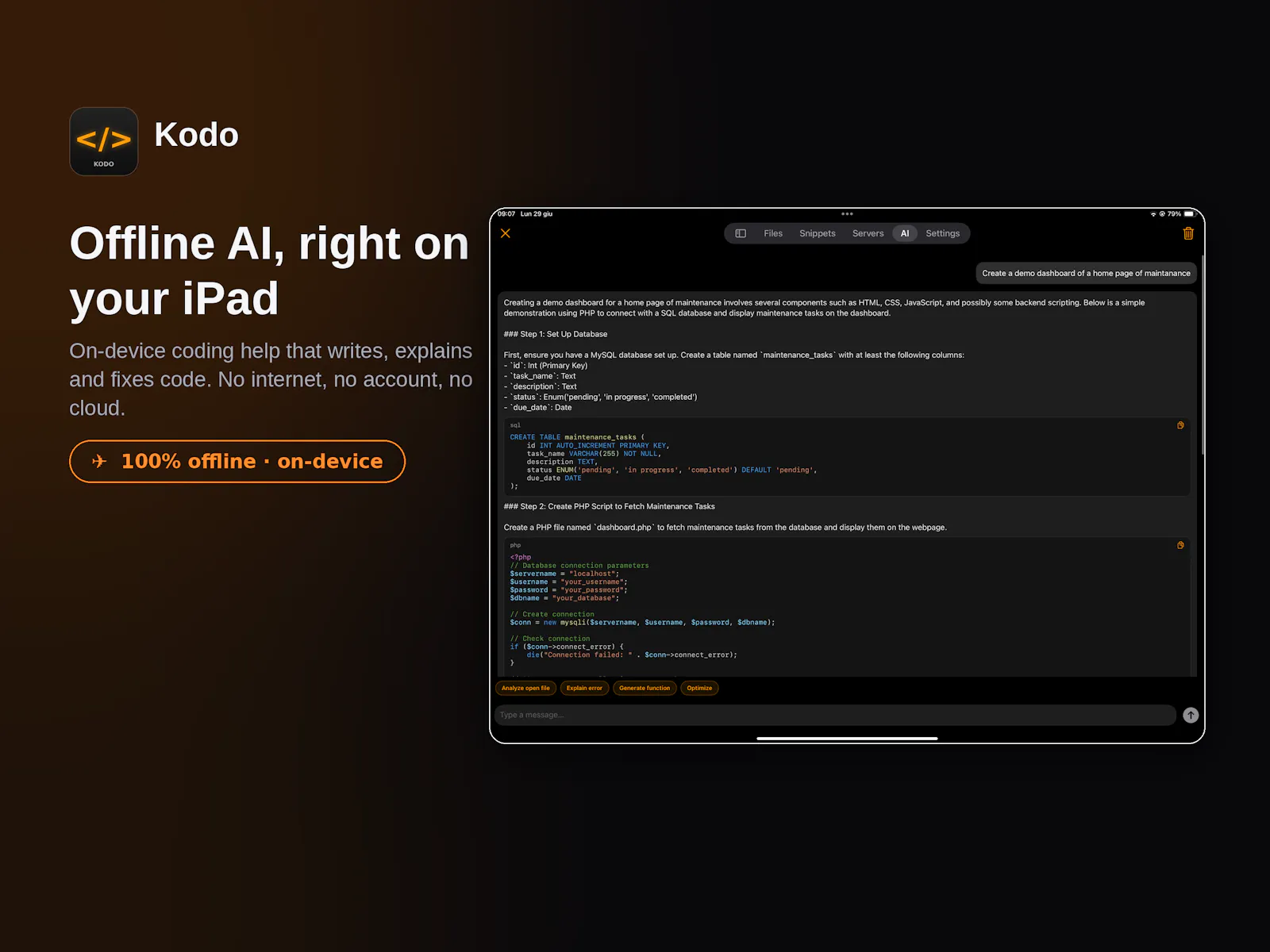 Kodo screenshot 3