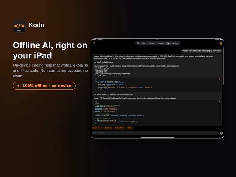 Kodo screenshot 3