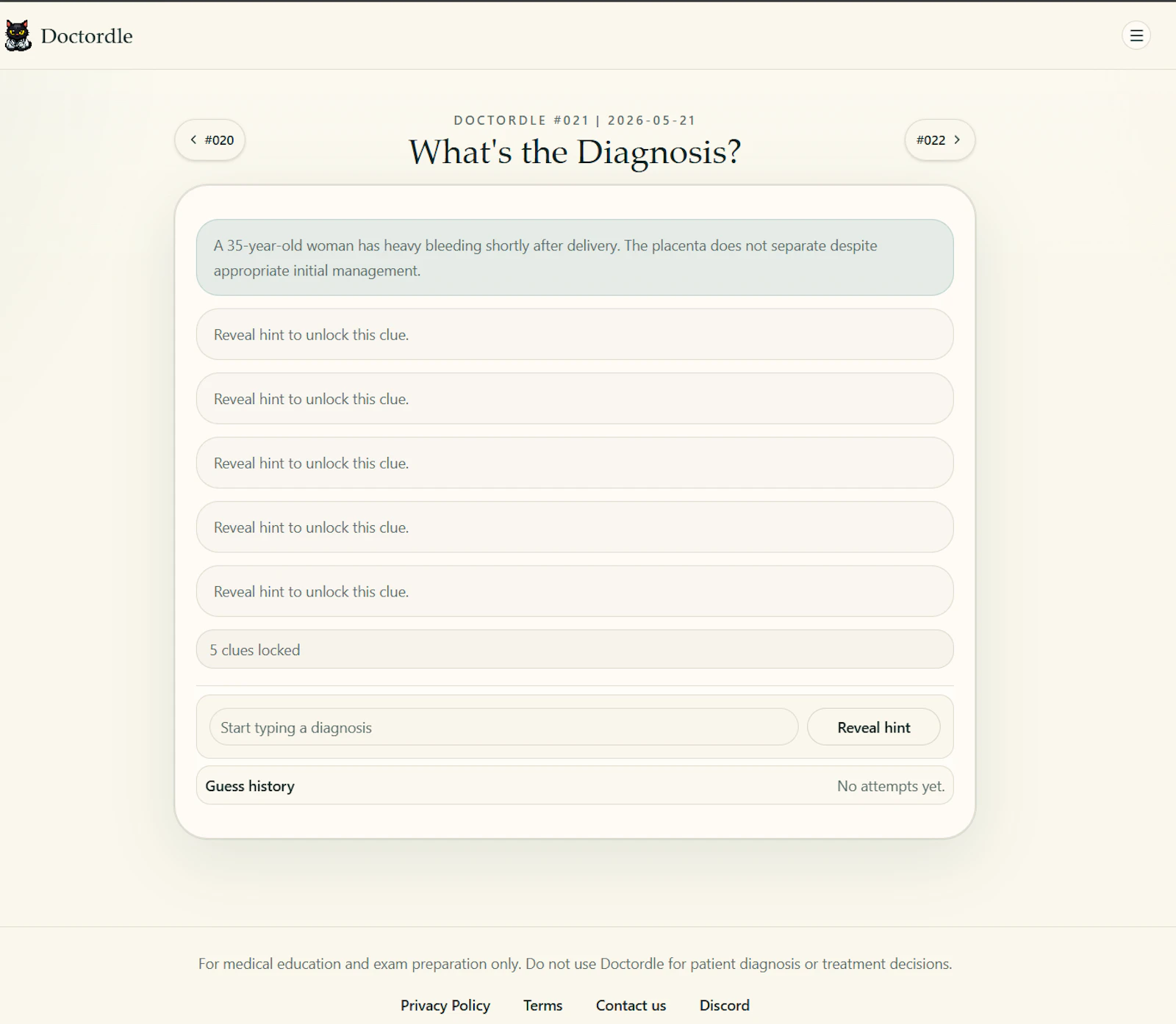 Doctordle screenshot 2