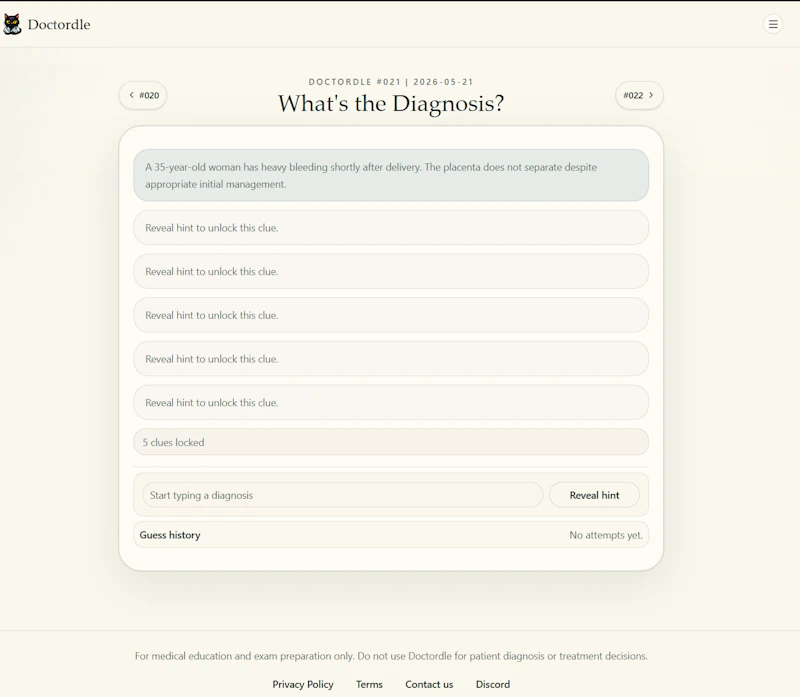 Doctordle screenshot 2