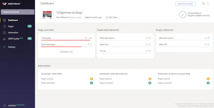 Webthrust SEO Tool gallery image
