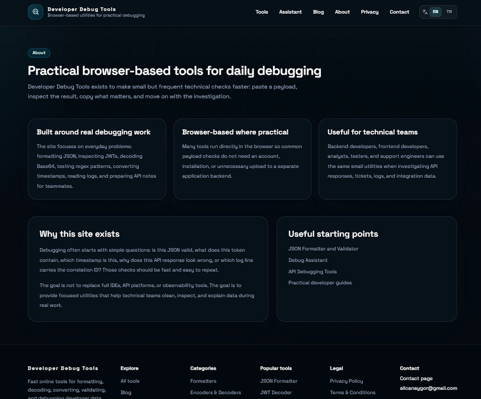 Developer Debug Tools screenshot 3
