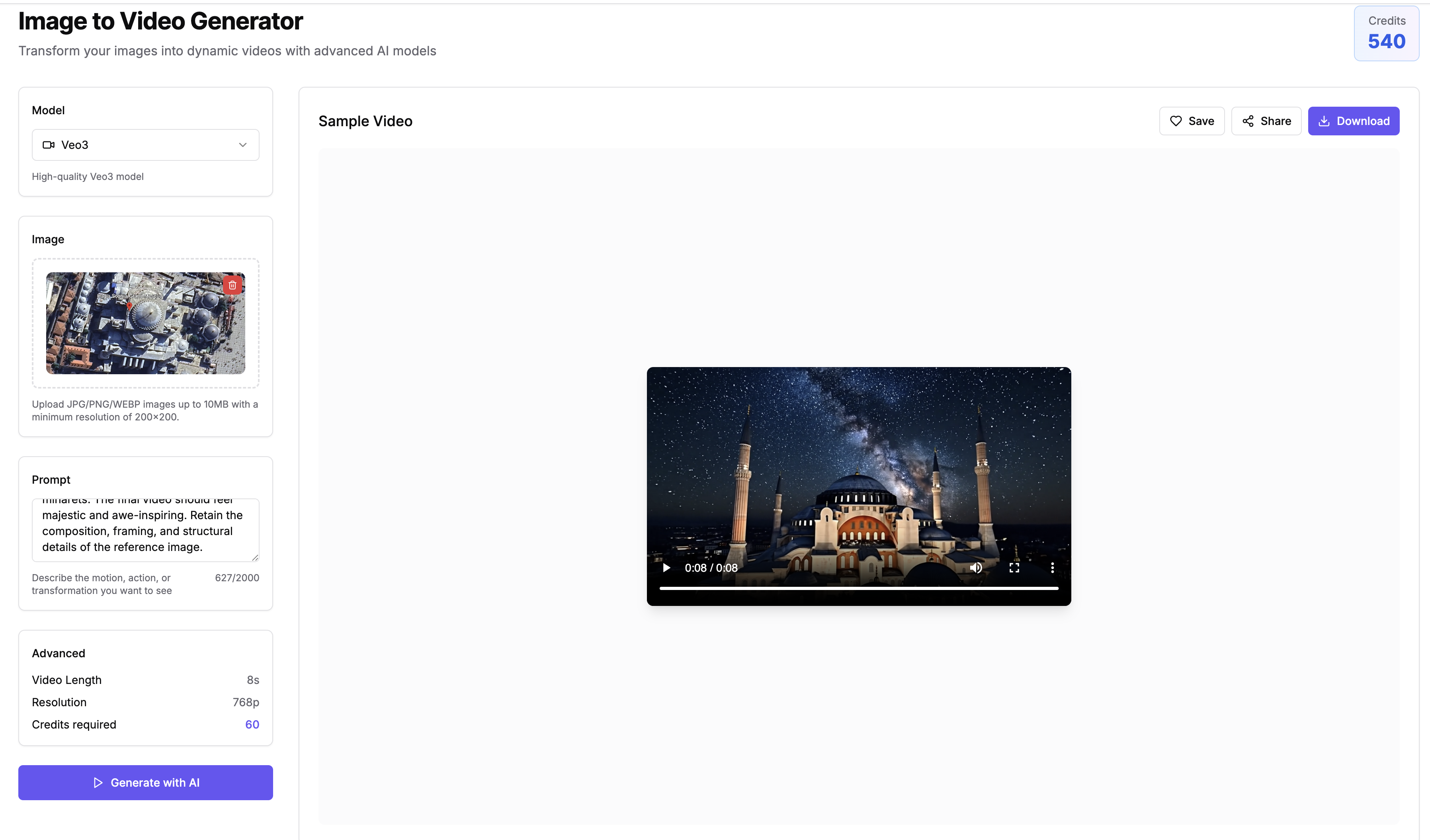 Filrix AI - Convertir las imágenes estáticas en videos dinámicos media 2