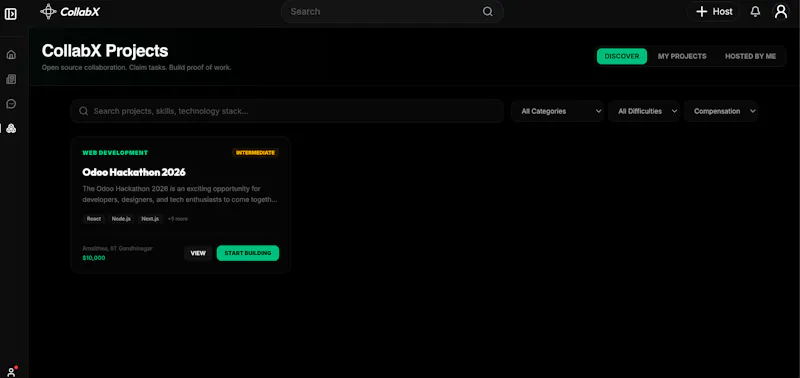 CollabX screenshot 2