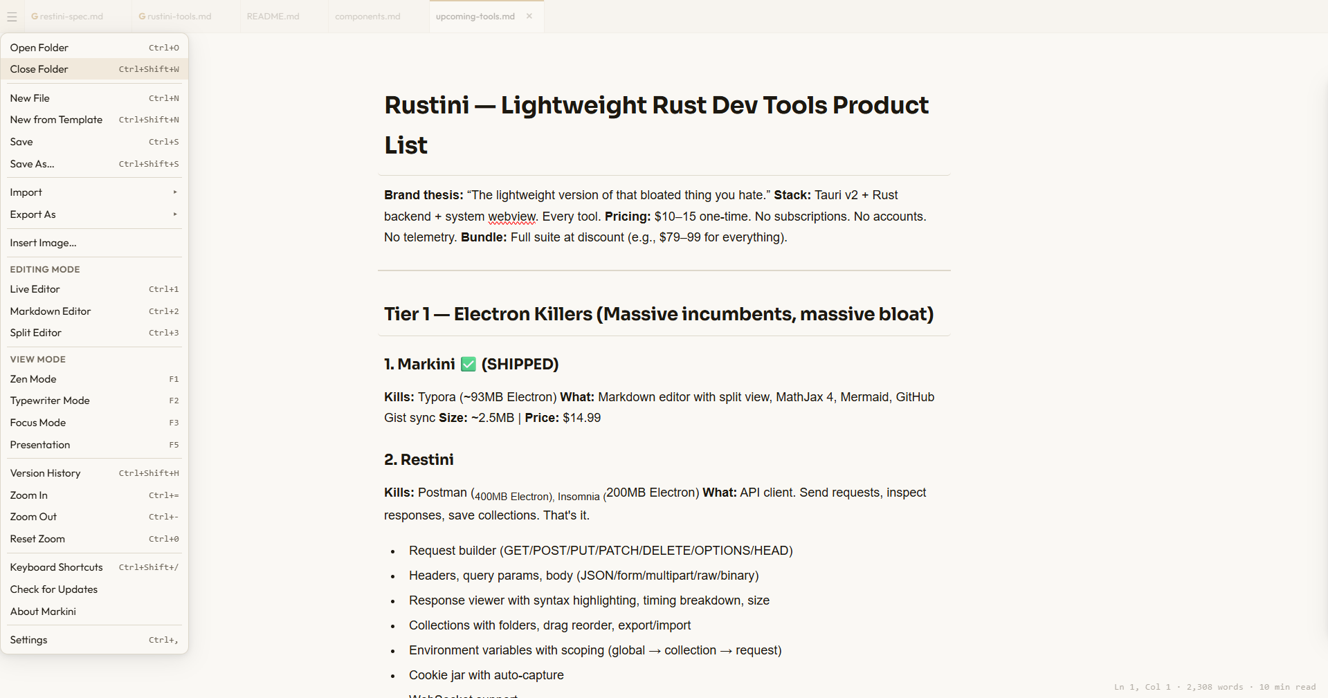 Markini gallery image