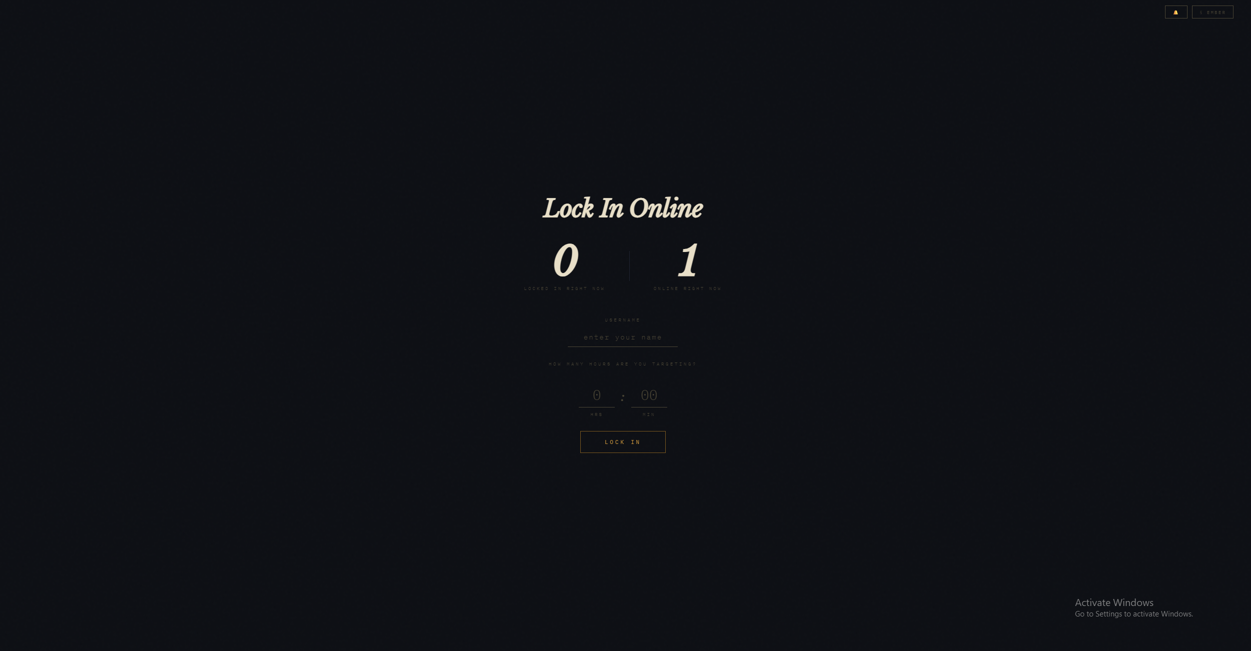 Lock In Online