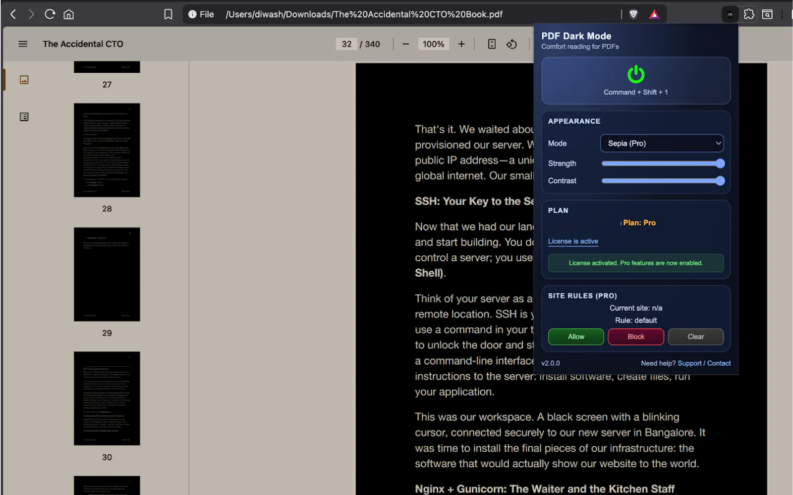 PDF Dark Mode screenshot 3