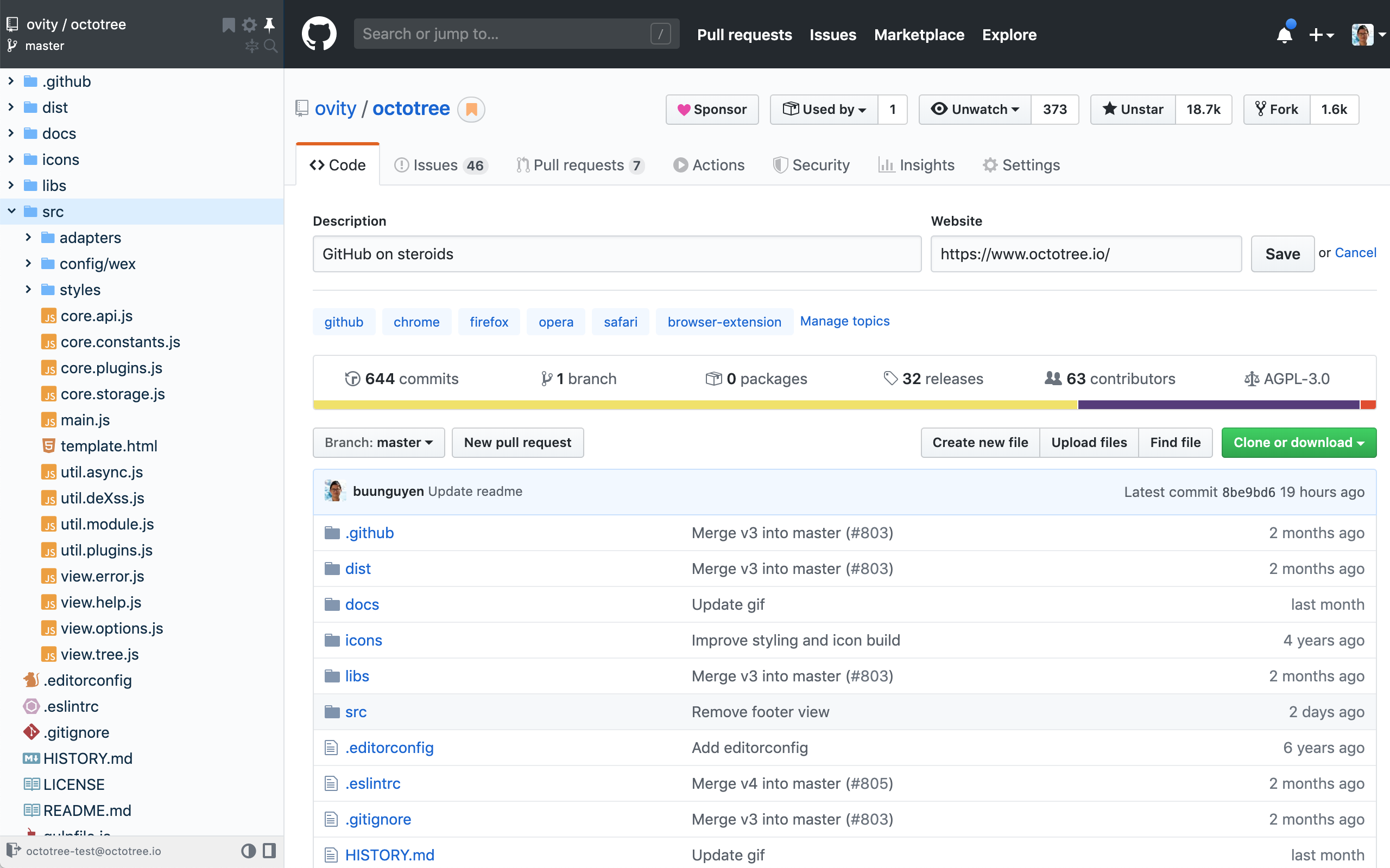 Octotree gallery image
