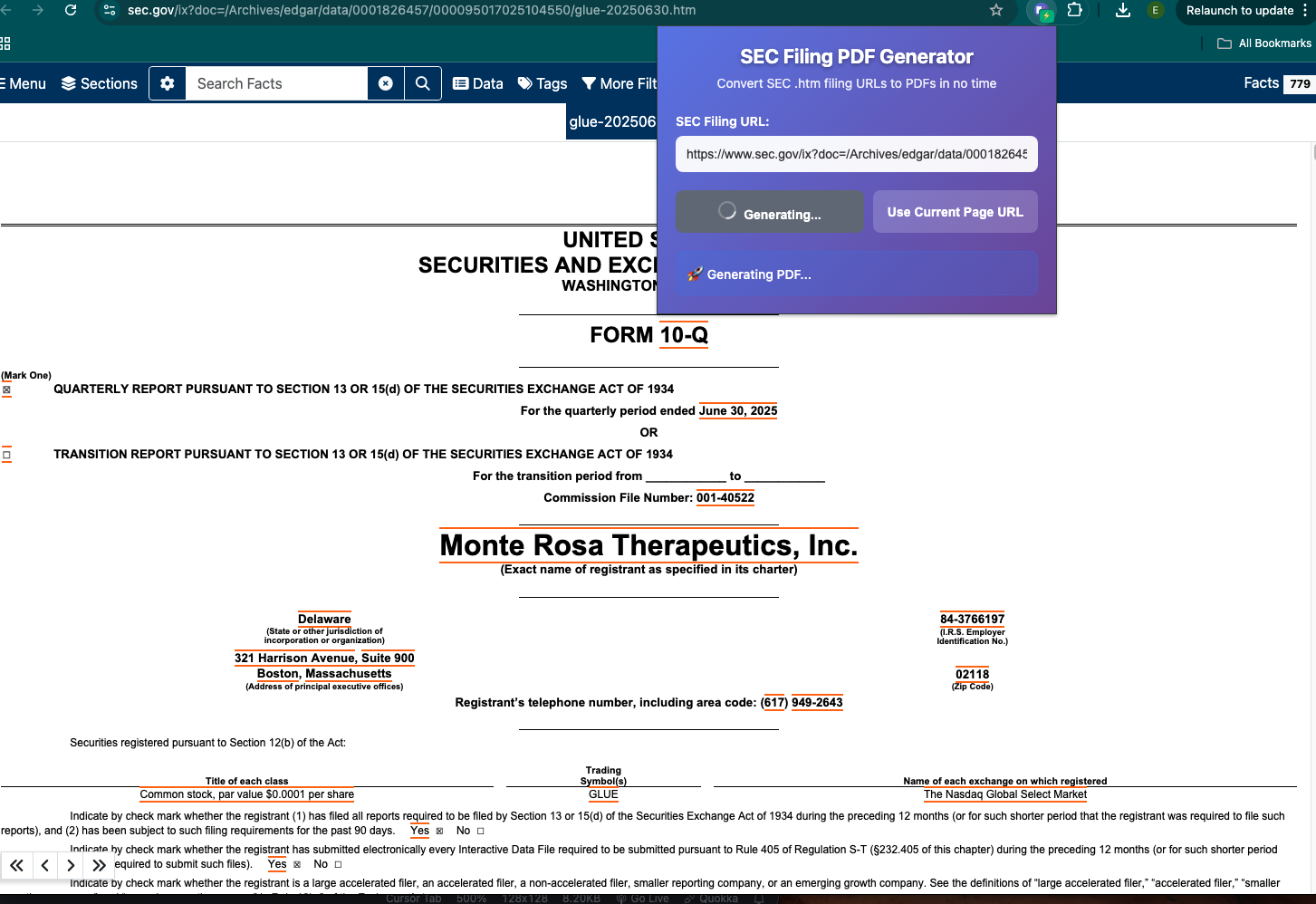 SEC Dosyalama PDF Jeneratörü - SEC dosyalamalarından PDF'ler oluşturmak için go-to aracınız! medya 2