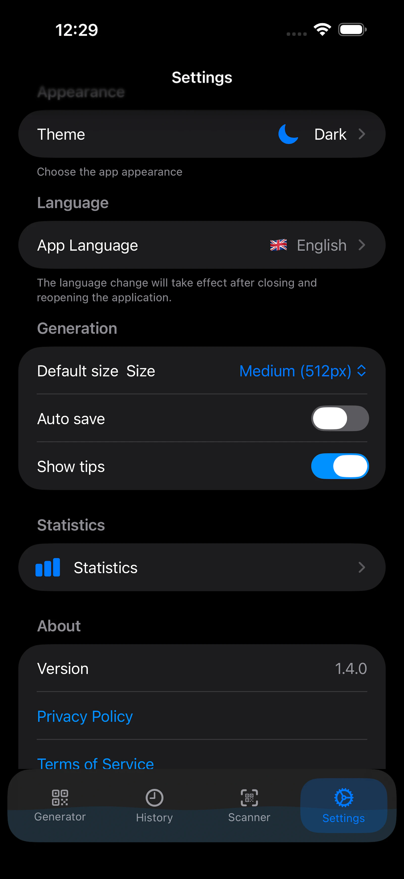 Qrimba screenshot 2
