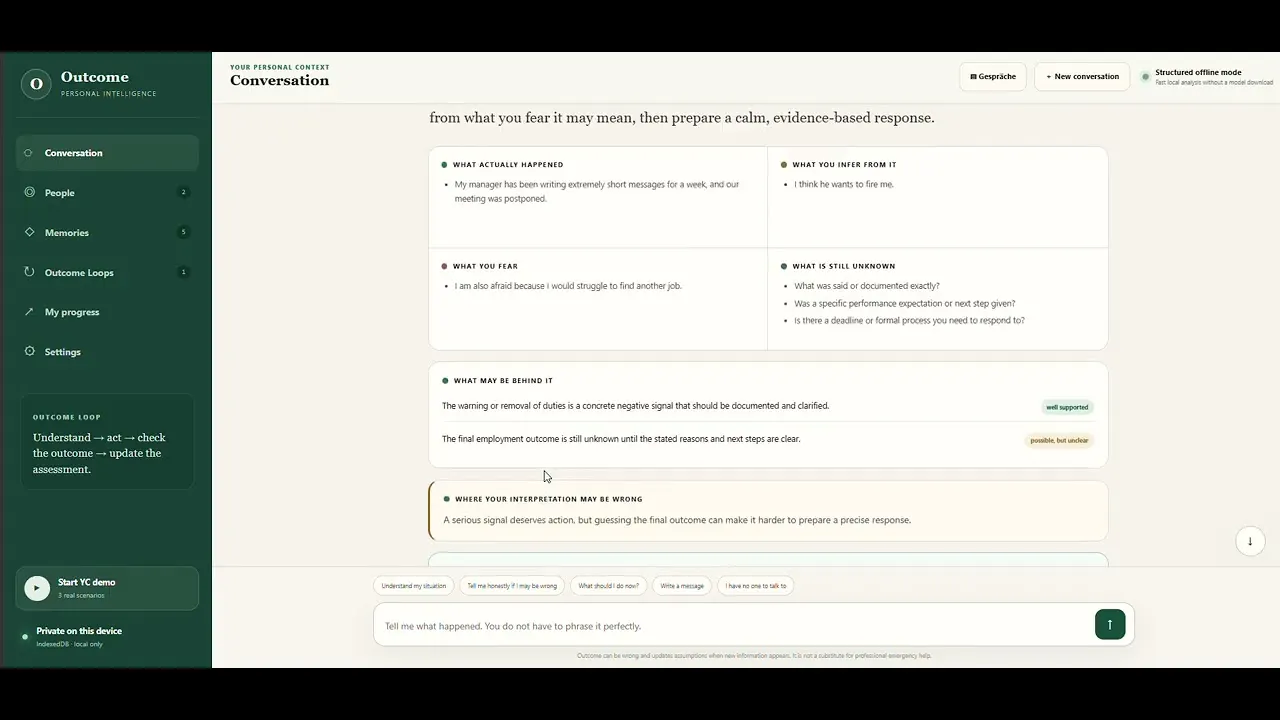 Outcome V12.2.2 starten gallery image