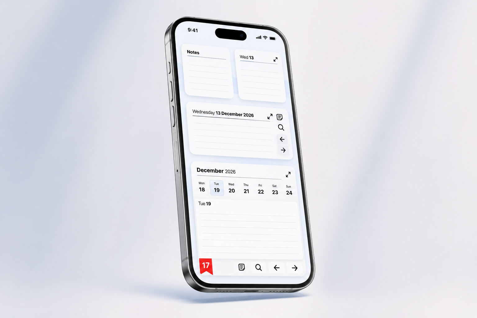Planner for iOS