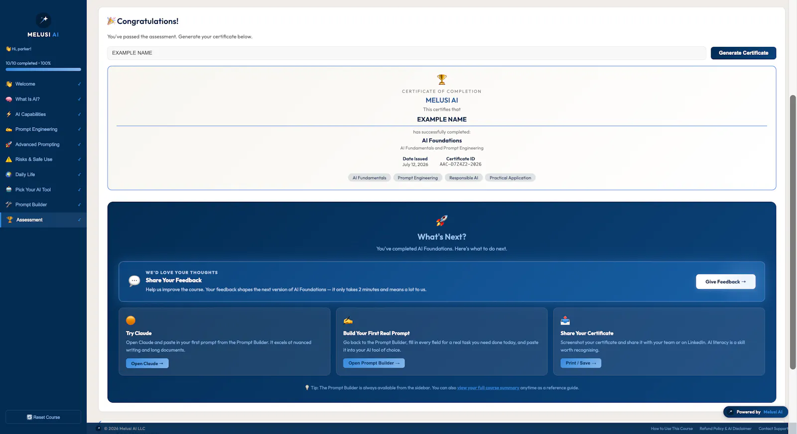 Melusi AI screenshot 8