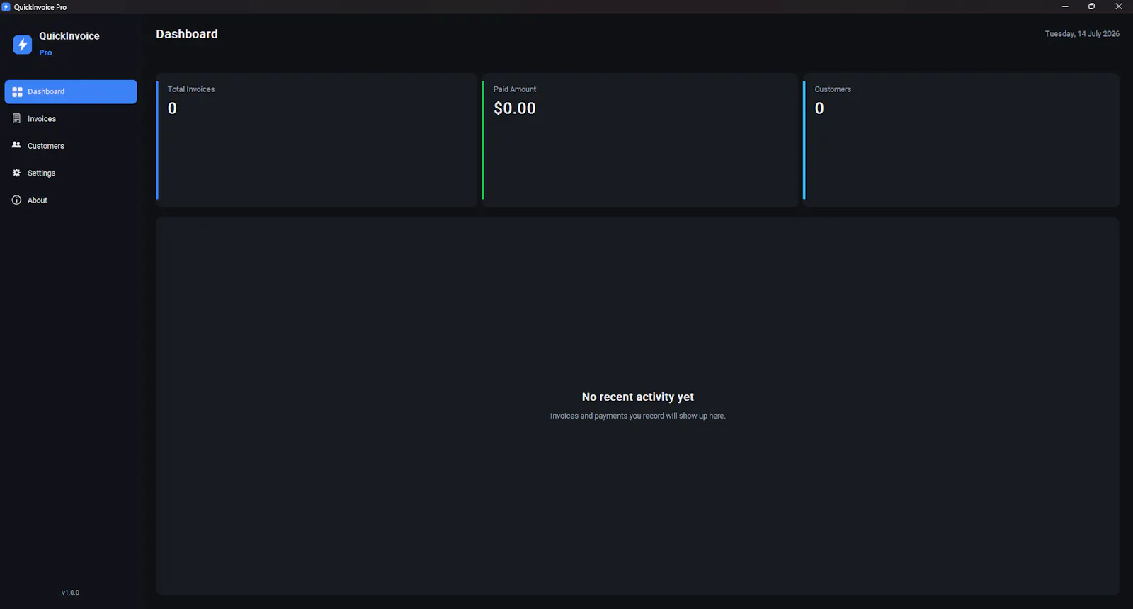 QuickInvoice Pro screenshot 1