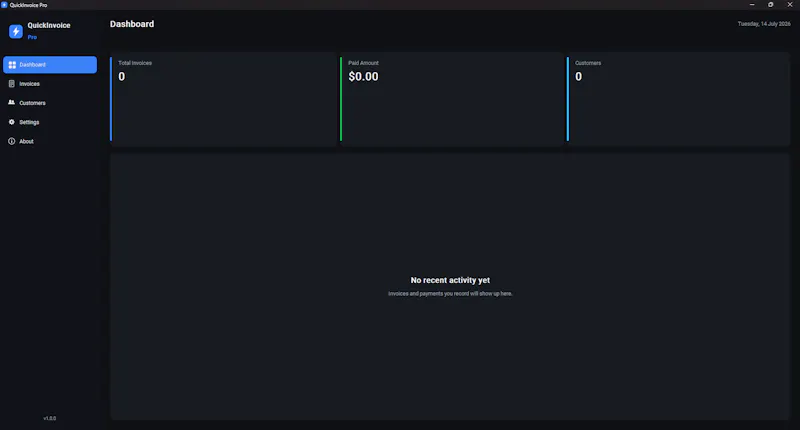 QuickInvoice Pro screenshot 1