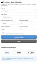 Freelance Rate Calculator gallery image