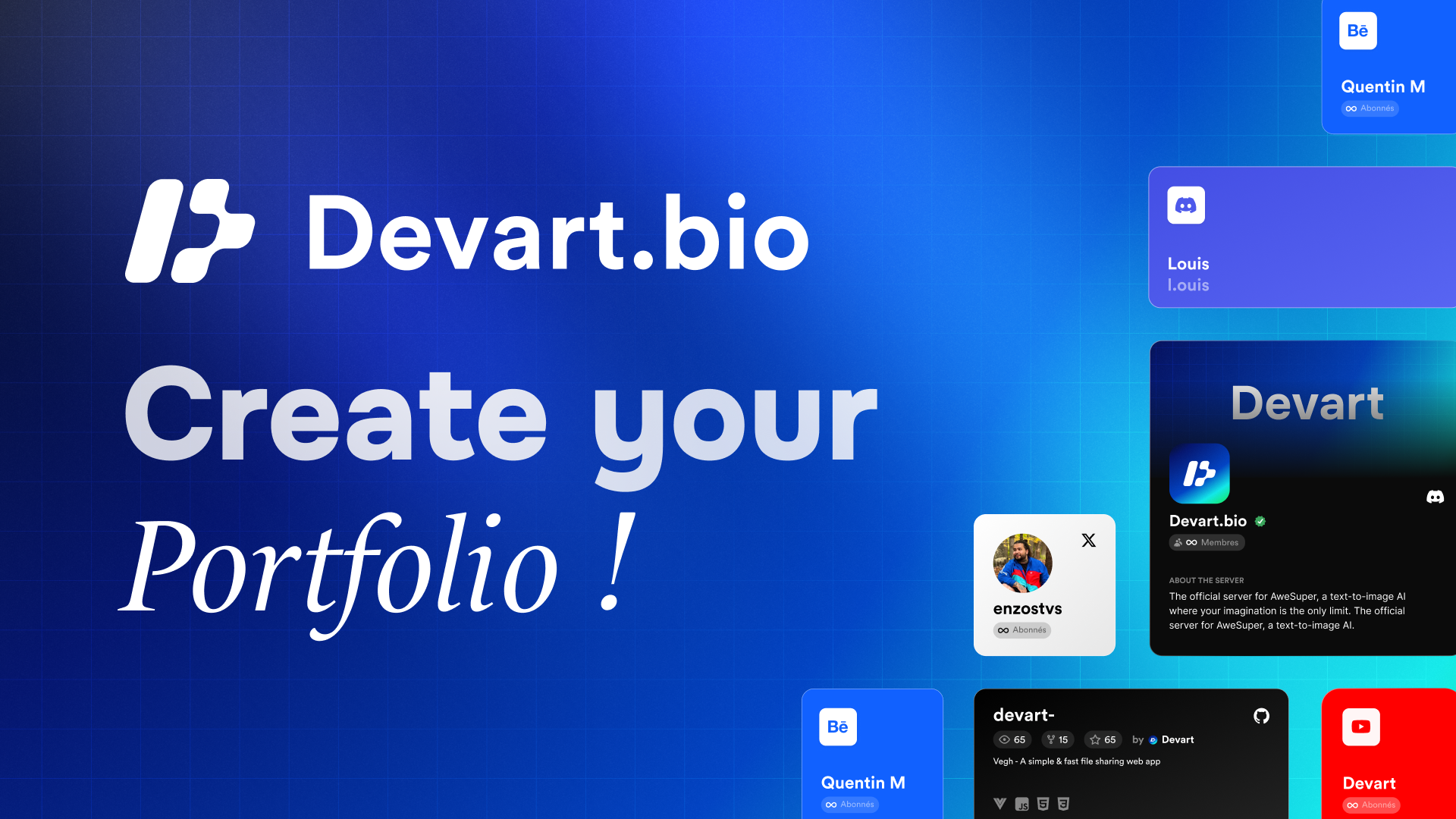 startuptile Devart.bio-Create a portfolio to showcase your skills and projects