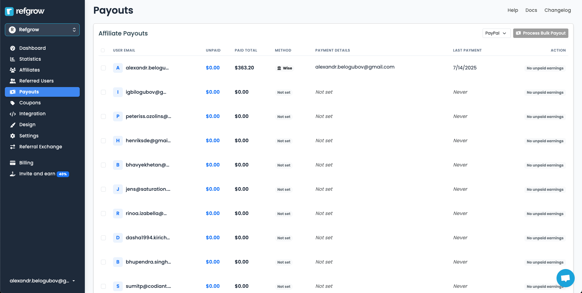 Refgrow screenshot 3