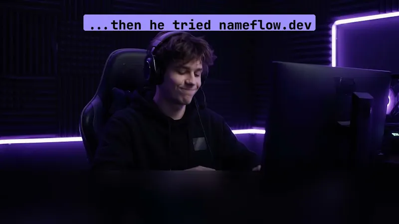 NameFlow screenshot 1 (video preview)