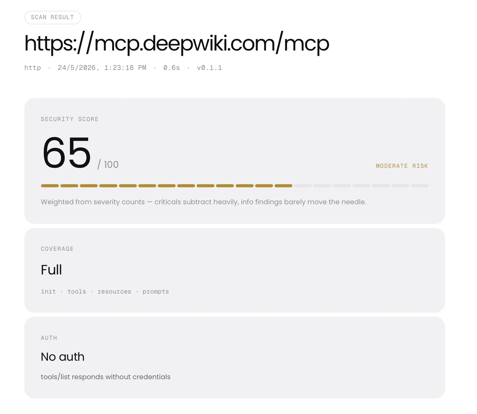Scan My MCP screenshot 3