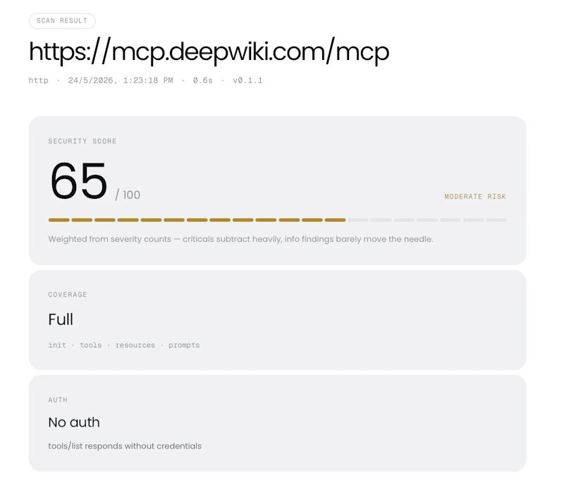 Scan My MCP screenshot 4