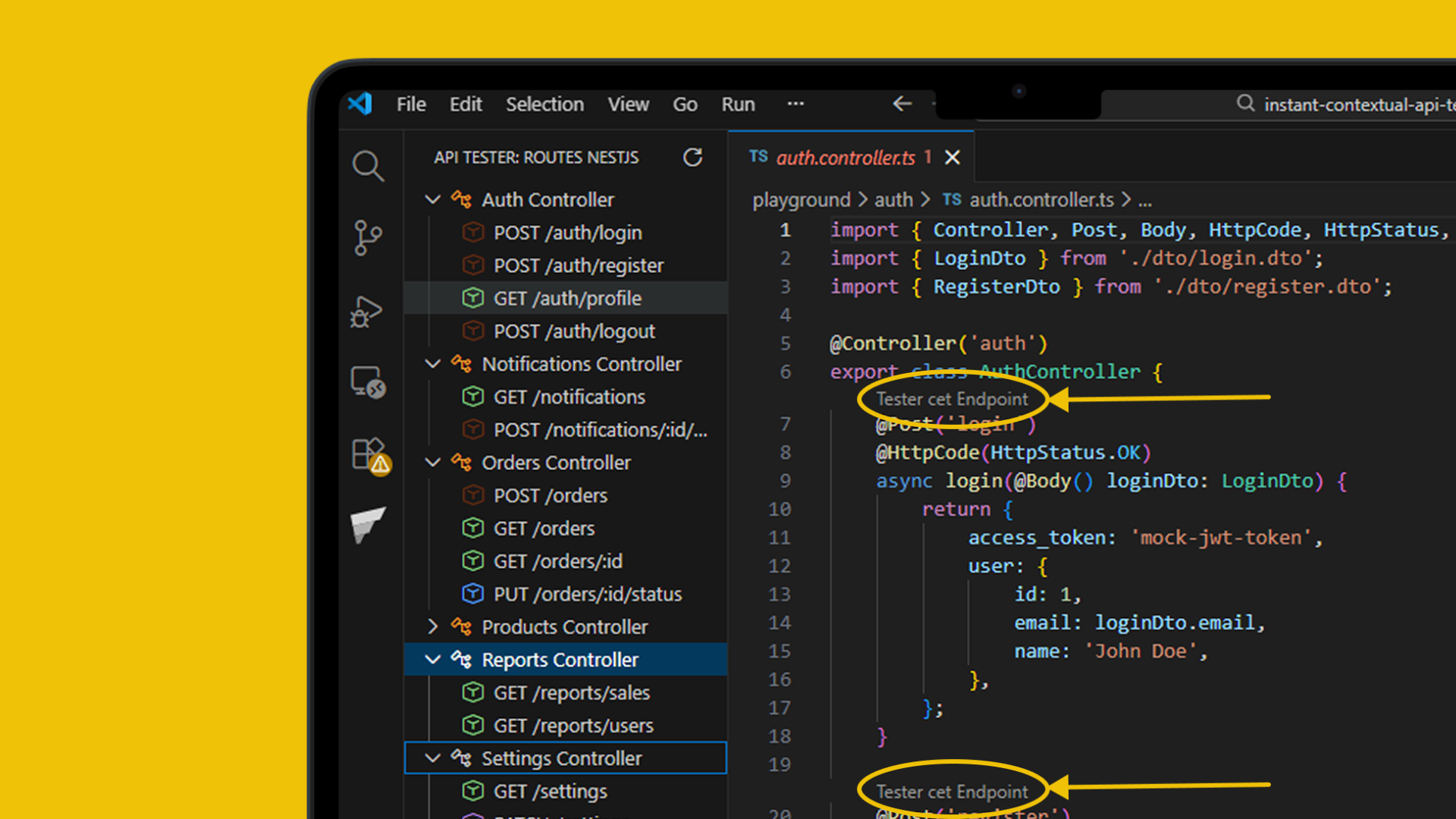 OSPREY API TESTER  - Screenshot 3 showing product features and functionality