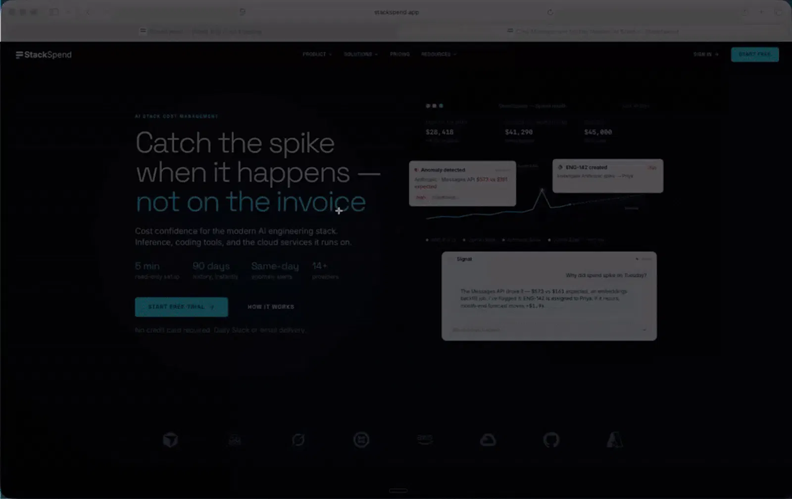 StackSpend screenshot 1 (video preview)