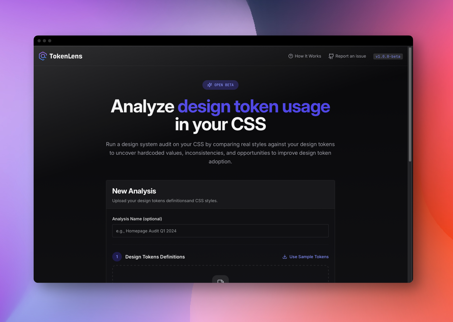 TokenLens - Main product screenshot demonstrating key features and user interface