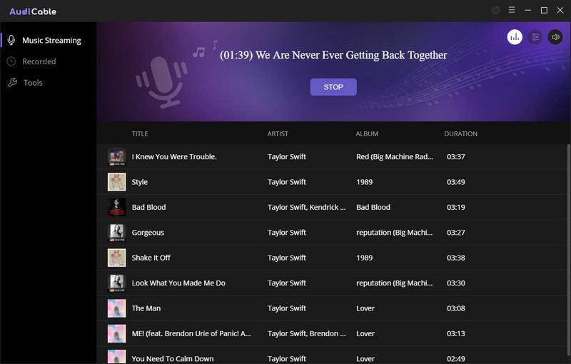 Média Enregistreur audio audio audiable - Meilleur enregistreur de musique en streaming pour tous les sites de streaming. 4