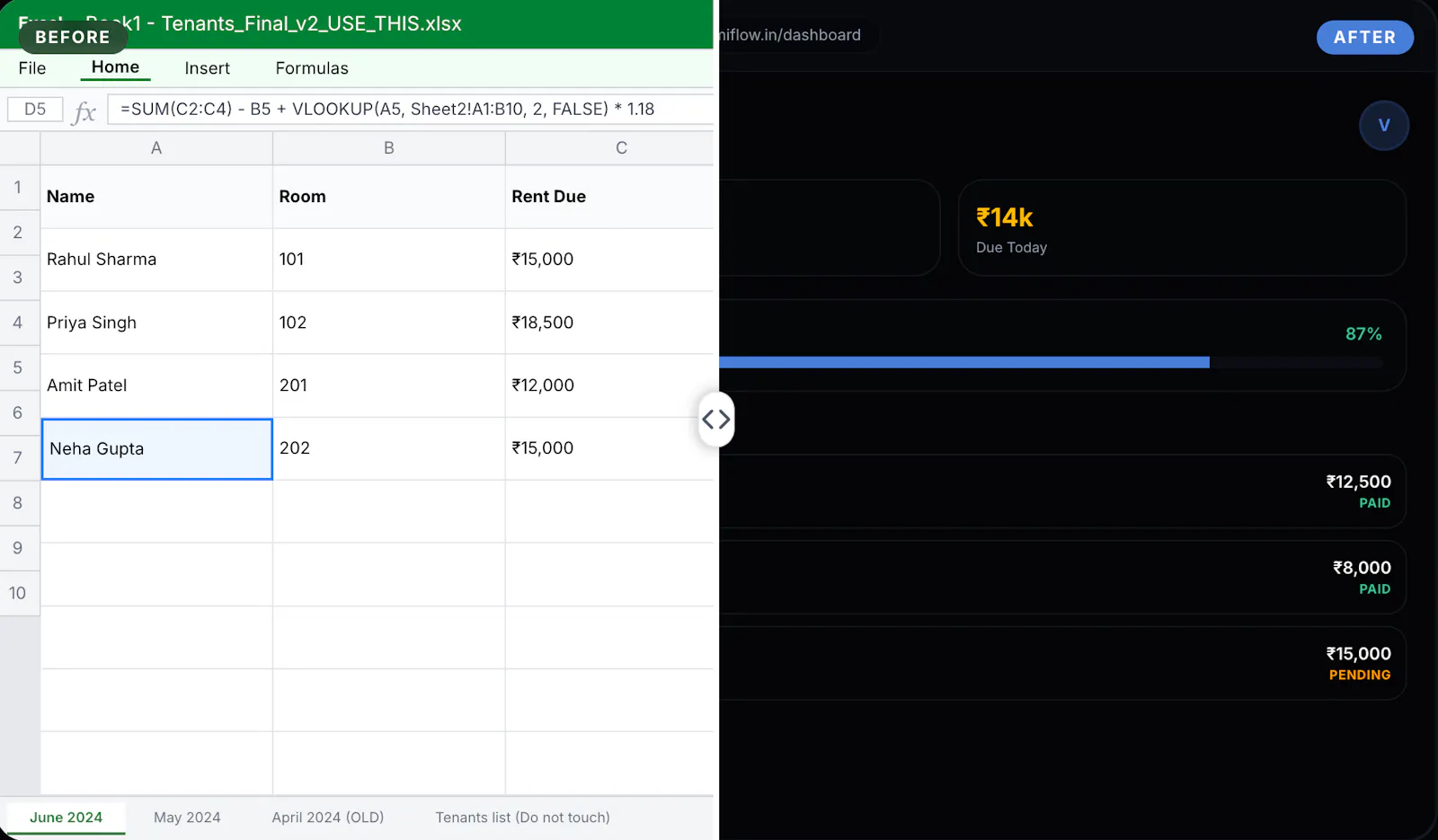 Nivasa App screenshot 2