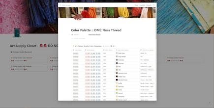 My Design Studio in Notion gallery image