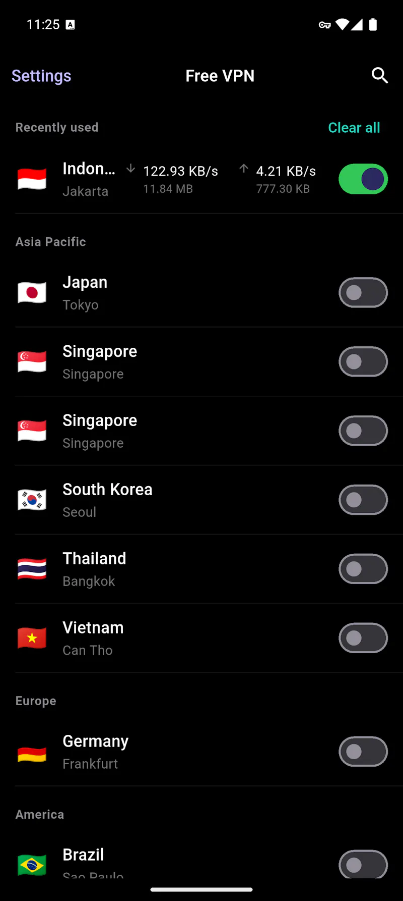 Free VPN screenshot 2