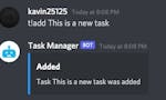 Discord Task Manager Bot image