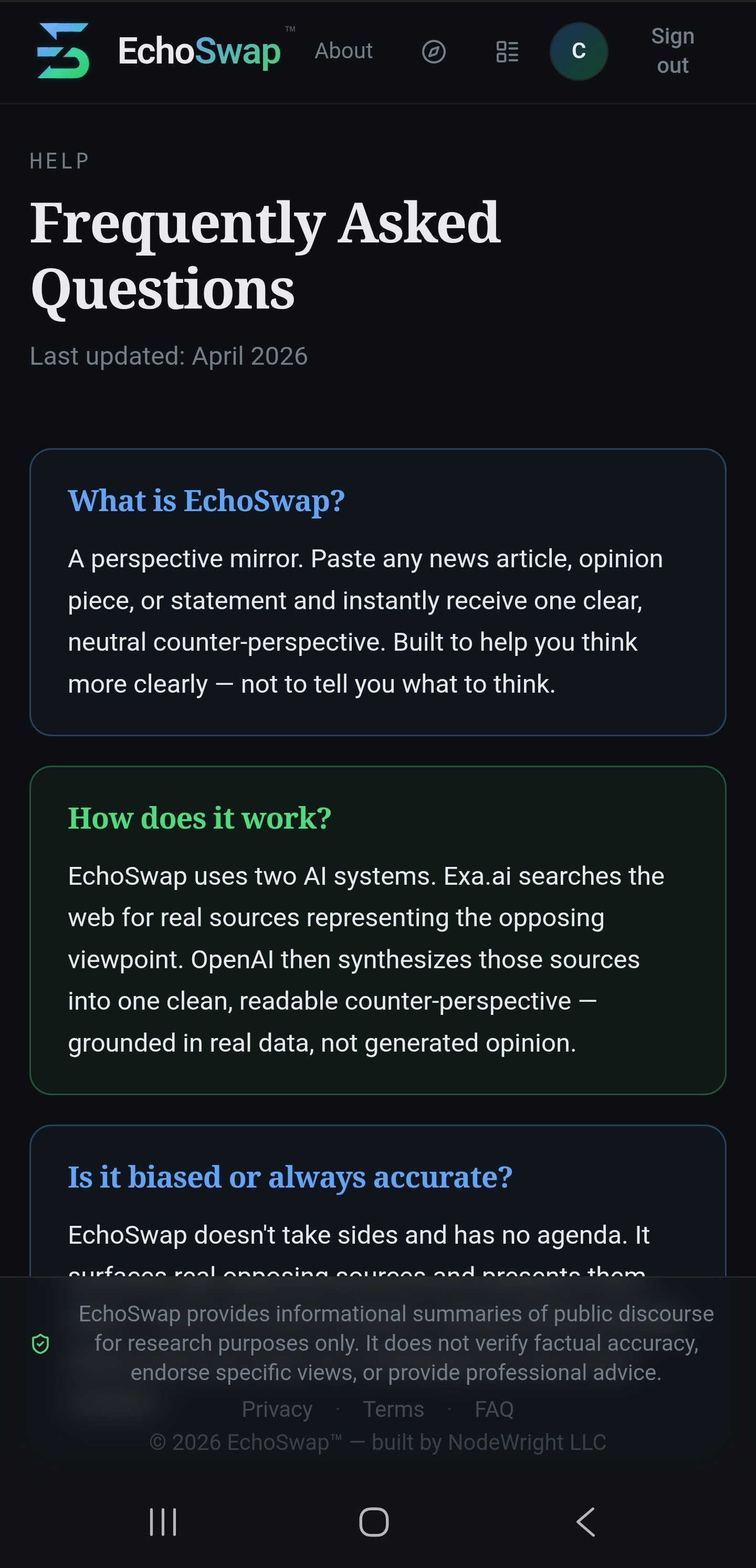 EchoSwap gallery image