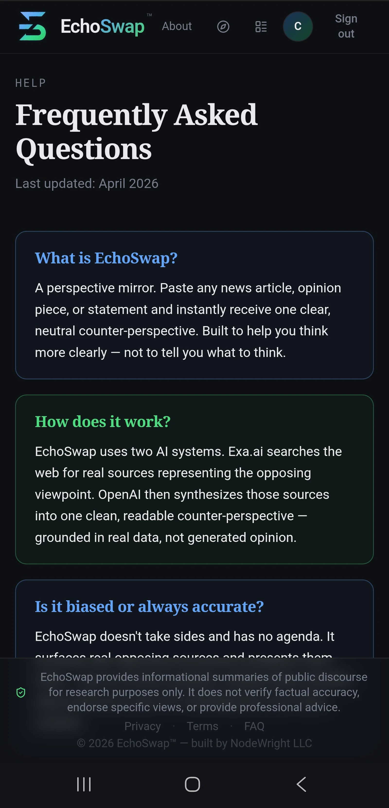 EchoSwap screenshot 4