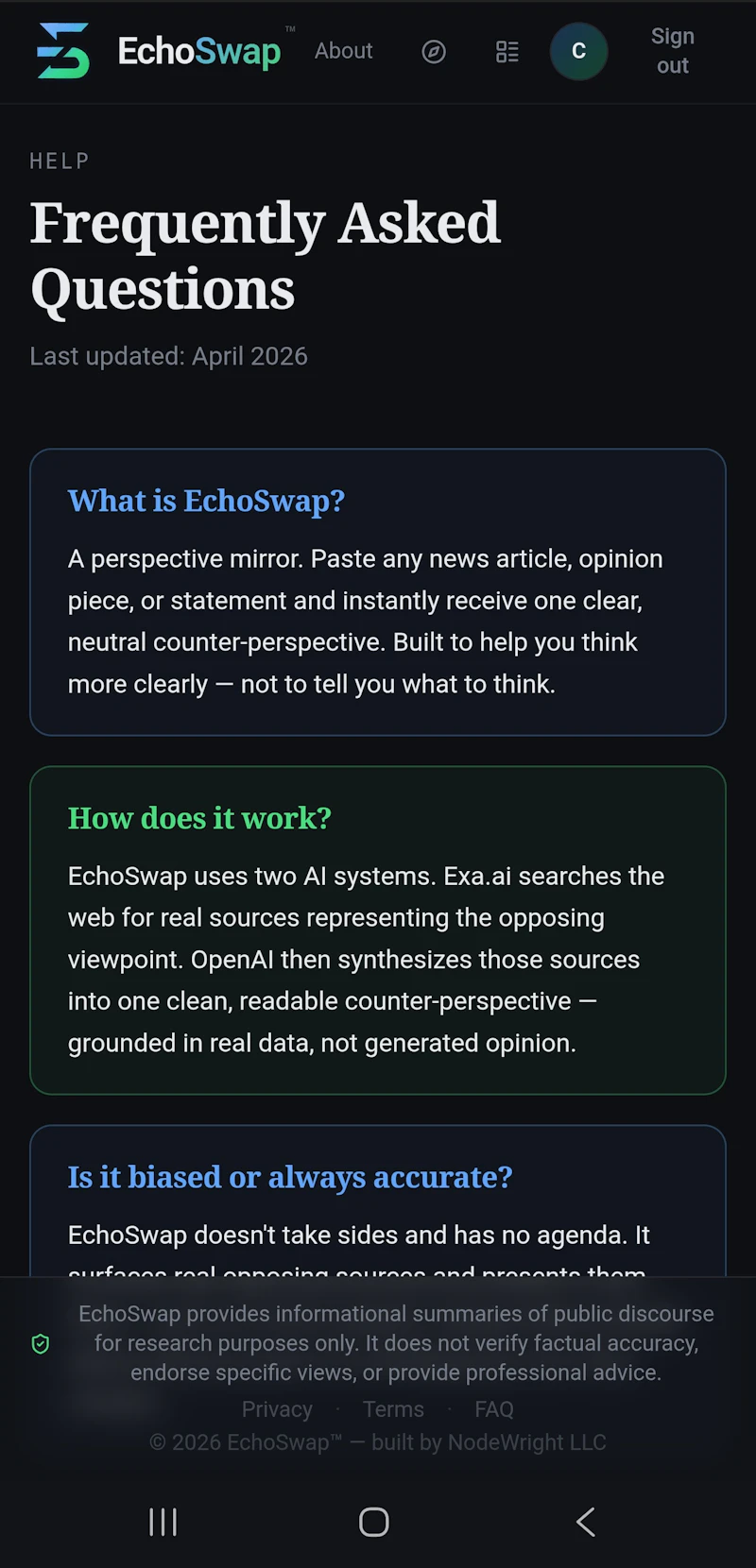 EchoSwap screenshot 4