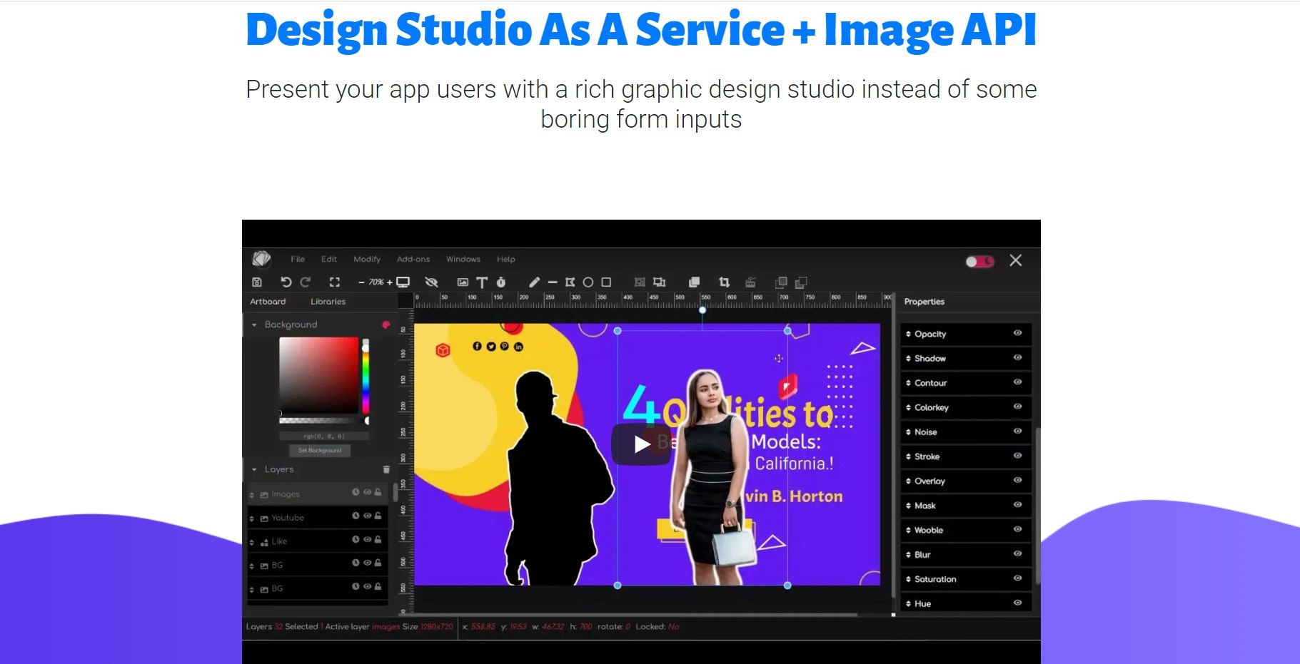 Design studio as a service
